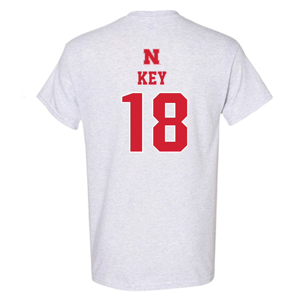 Nebraska - NCAA Football : Dane Key - Classic Shersey T-Shirt-1