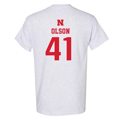 Nebraska - NCAA Baseball : Chase Olson - Classic Shersey T-Shirt-1