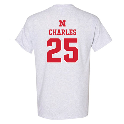 Nebraska - NCAA Football : Jeremiah Charles - T-Shirt