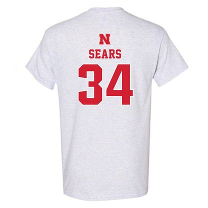 Nebraska - NCAA Baseball : Brett Sears - T-Shirt