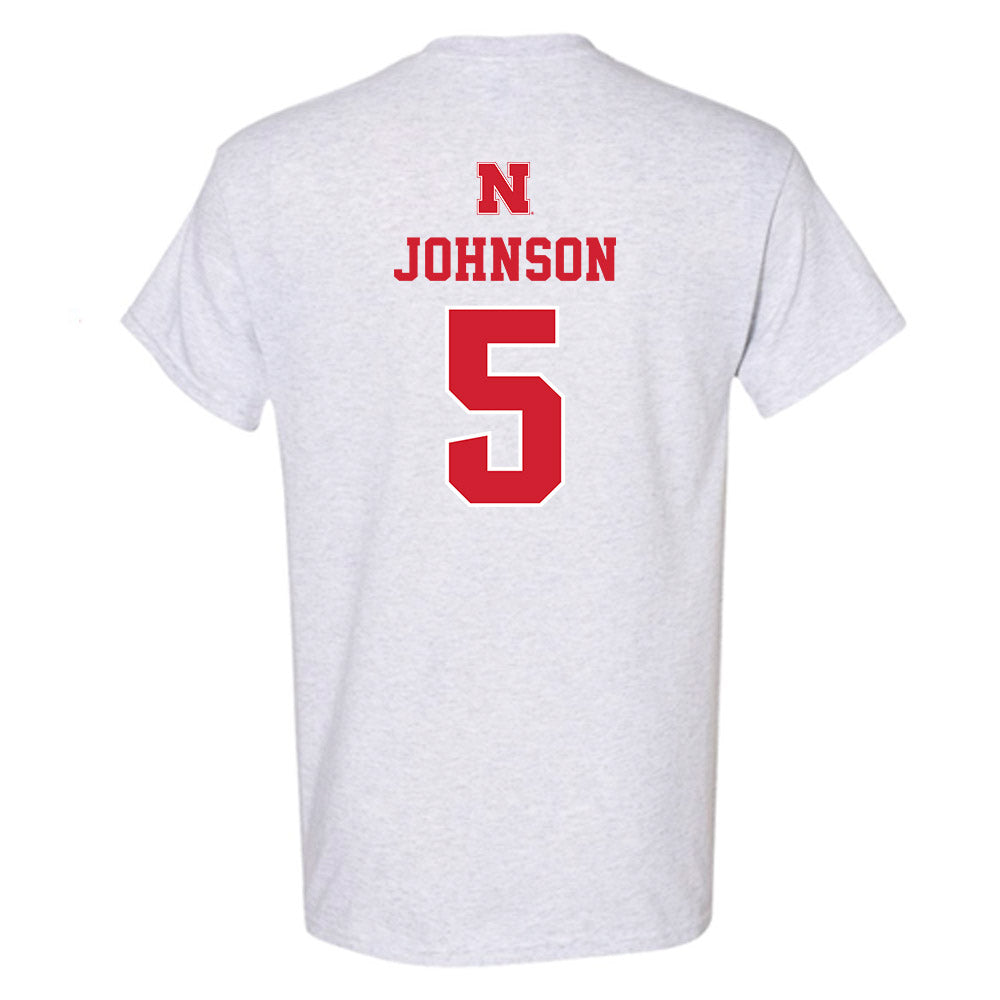 Nebraska - NCAA Women's Basketball : Claire Johnson - Classic Shersey T-Shirt-1