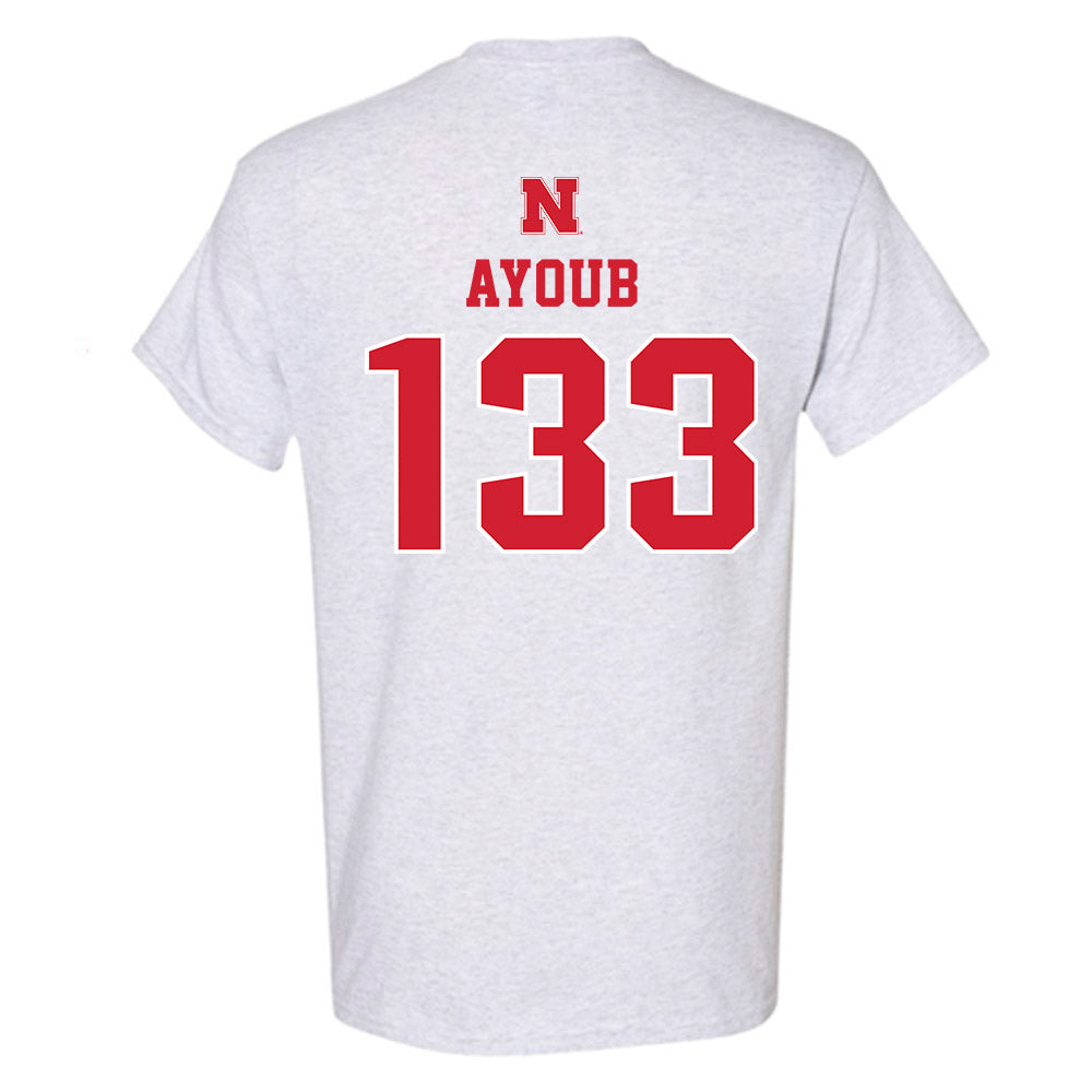Nebraska - NCAA Wrestling : Omar Ayoub - Classic Shersey T-Shirt-1
