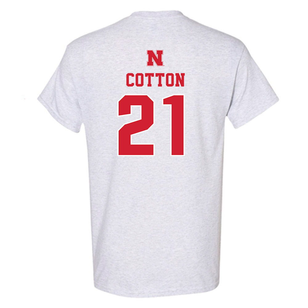 Nebraska - NCAA Baseball : Jaron Cotton - Classic Shersey T-Shirt-1