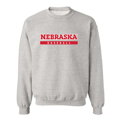 Nebraska - NCAA Baseball : Kevin Mannell - Classic Shersey Crewneck Sweatshirt-0