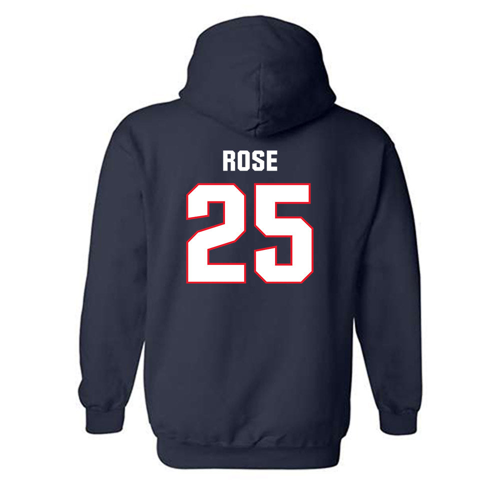 UConn - NCAA Football : Daniel Rose - Classic Shersey Hooded Sweatshirt-1