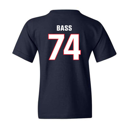 UConn - NCAA Football : Jayden Bass - Classic Shersey Youth T-Shirt