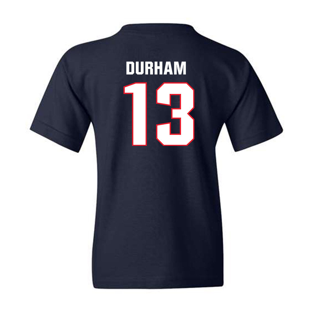 UConn - NCAA Men's Soccer : Kyle Durham - Classic Shersey Youth T-Shirt