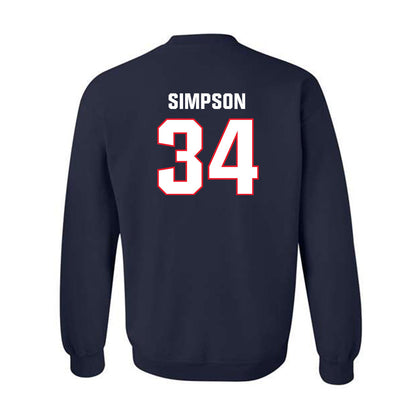 UConn - NCAA Men's Ice Hockey : Owen Simpson - Classic Shersey Crewneck Sweatshirt