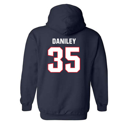 UConn - NCAA Football : Frank Daniley - Classic Shersey Hooded Sweatshirt