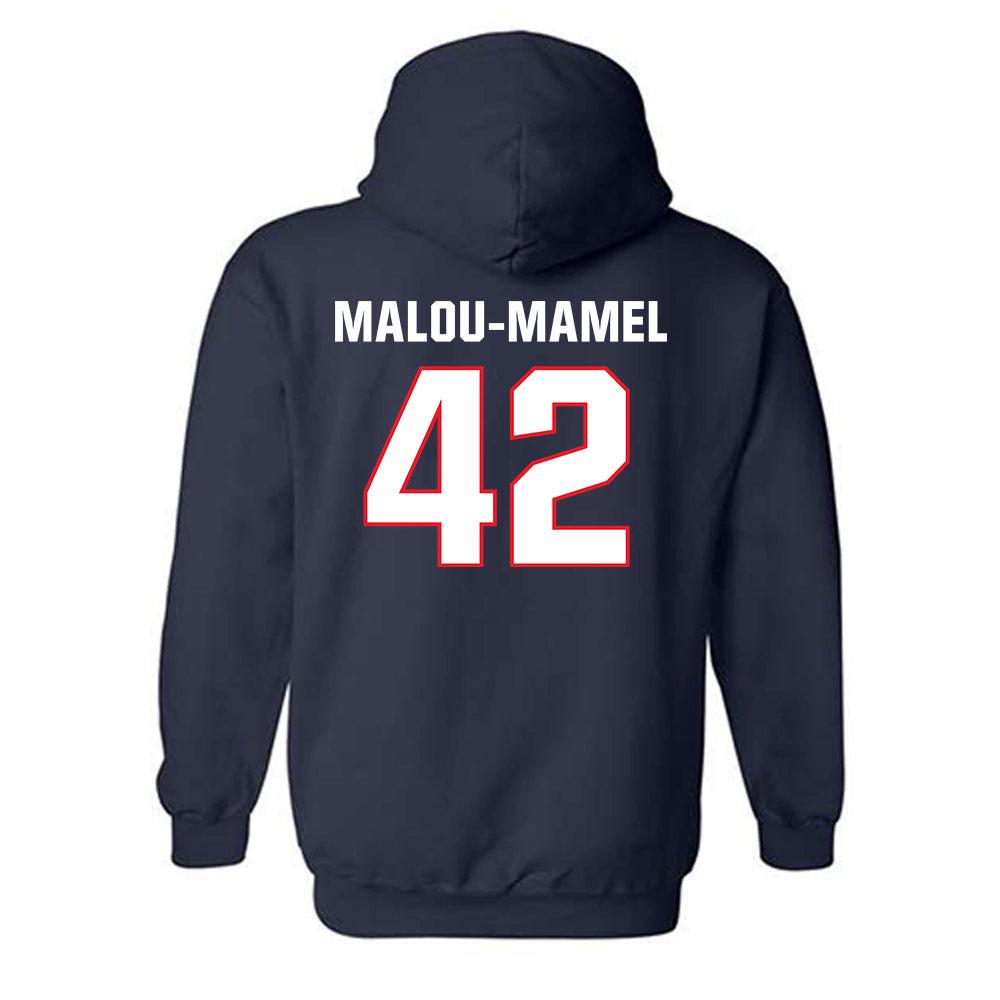 UConn - NCAA Women's Basketball : Gandy Malou-Mamel - Classic Shersey Hooded Sweatshirt-1
