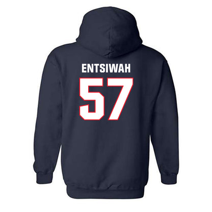 UConn - NCAA Football : Ed Entsiwah - Classic Shersey Hooded Sweatshirt-1