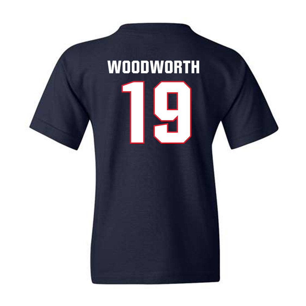 UConn - NCAA Women's Ice Hockey : Megan Woodworth - Classic Shersey Youth T-Shirt