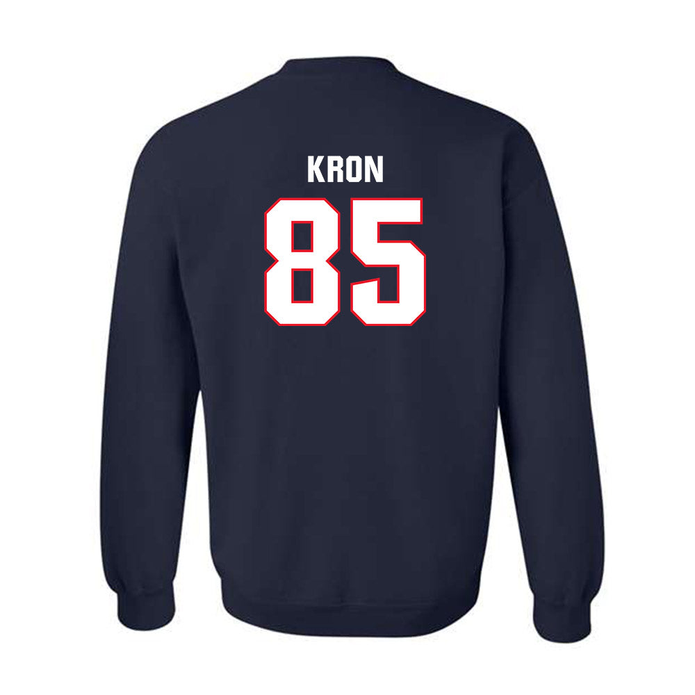 UConn - NCAA Football : Drew Kron - Classic Shersey Crewneck Sweatshirt-1