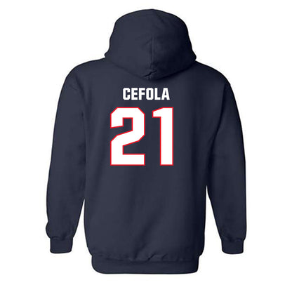 UConn - NCAA Softball : Bella Cefola - Classic Shersey Hooded Sweatshirt-1