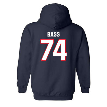 UConn - NCAA Football : Jayden Bass - Classic Shersey Hooded Sweatshirt