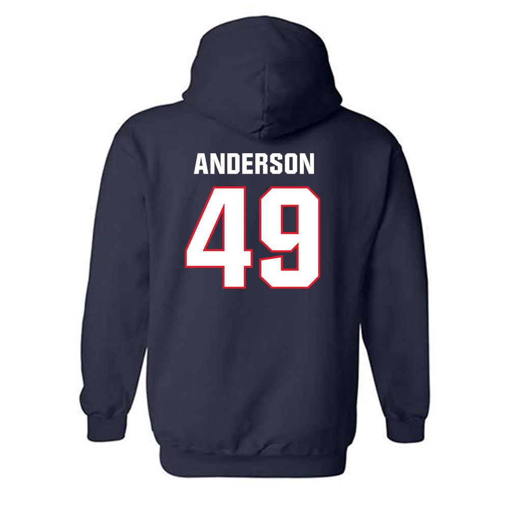 UConn - NCAA Football : Bryce Anderson - Classic Shersey Hooded Sweatshirt