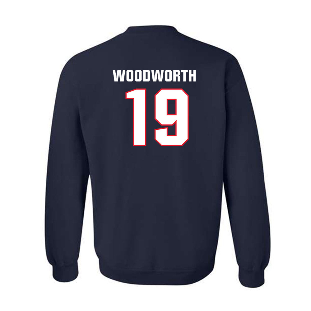 UConn - NCAA Women's Ice Hockey : Megan Woodworth - Classic Shersey Crewneck Sweatshirt