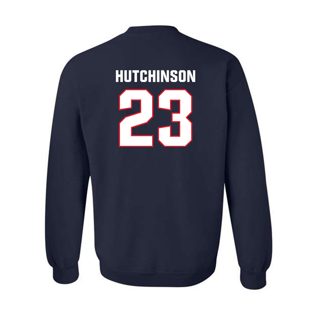 UConn - NCAA Baseball : Sam Hutchinson - Classic Shersey Crewneck Sweatshirt-1