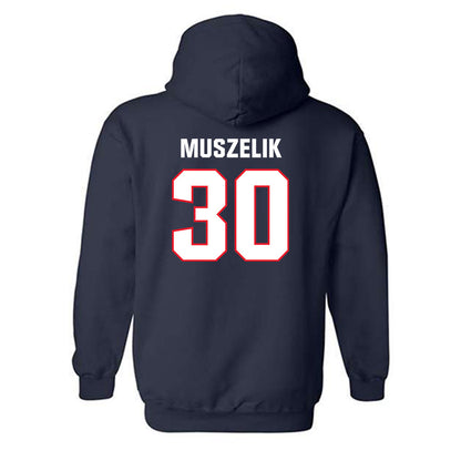 UConn - NCAA Men's Ice Hockey : Tyler Muszelik - Classic Shersey Hooded Sweatshirt