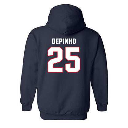 UConn - NCAA Men's Soccer : Mateo DePinho - Classic Shersey Hooded Sweatshirt