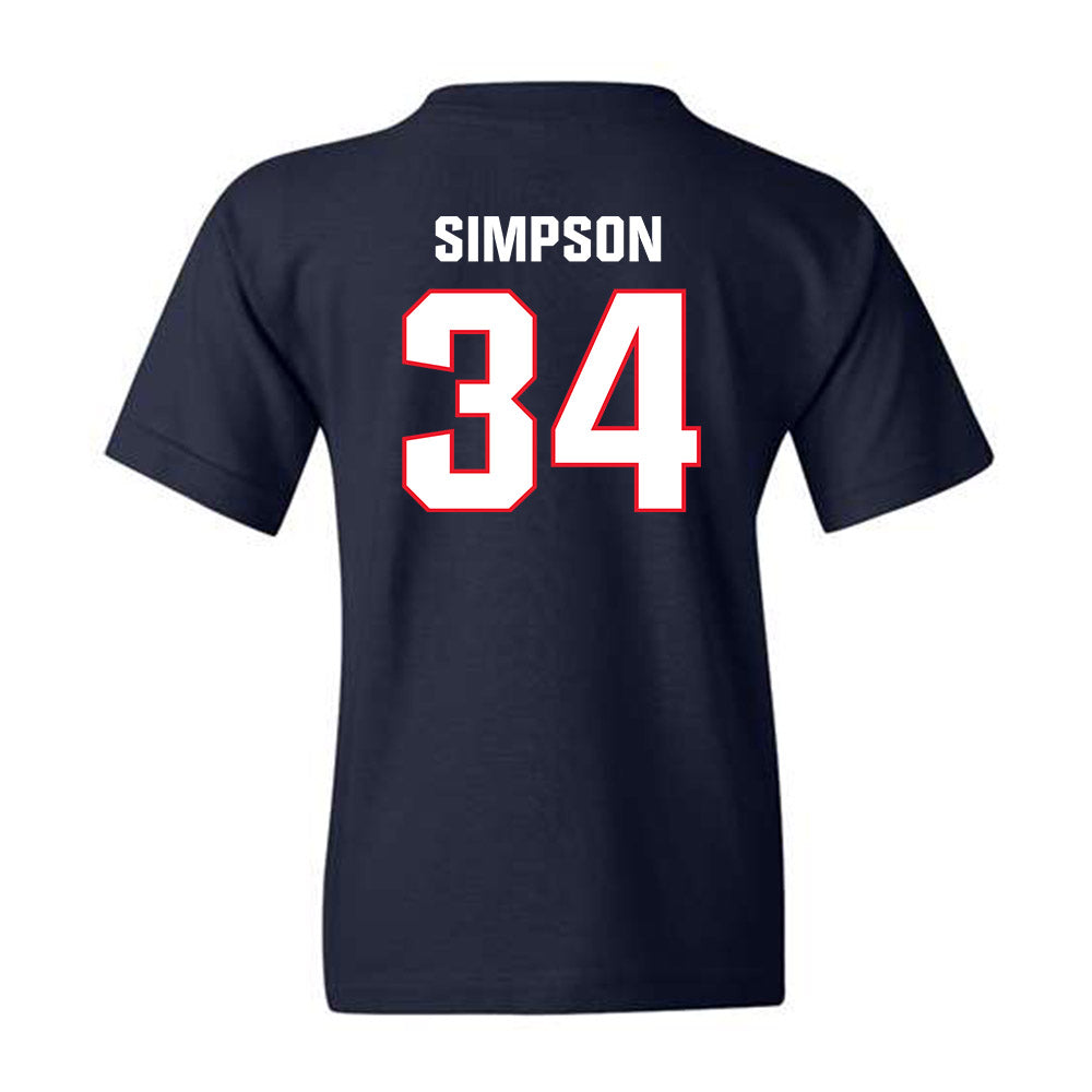 UConn - NCAA Men's Ice Hockey : Owen Simpson - Classic Shersey Youth T-Shirt