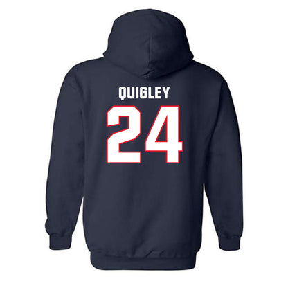 UConn - NCAA Baseball : Michael Quigley - Hooded Sweatshirt