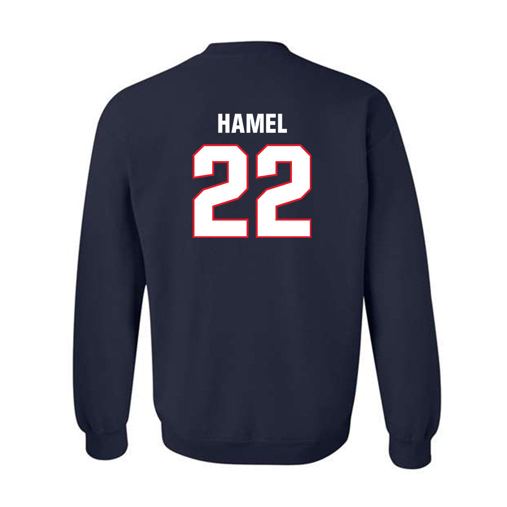 UConn - NCAA Men's Soccer : Johan Hamel - Classic Shersey Crewneck Sweatshirt-1