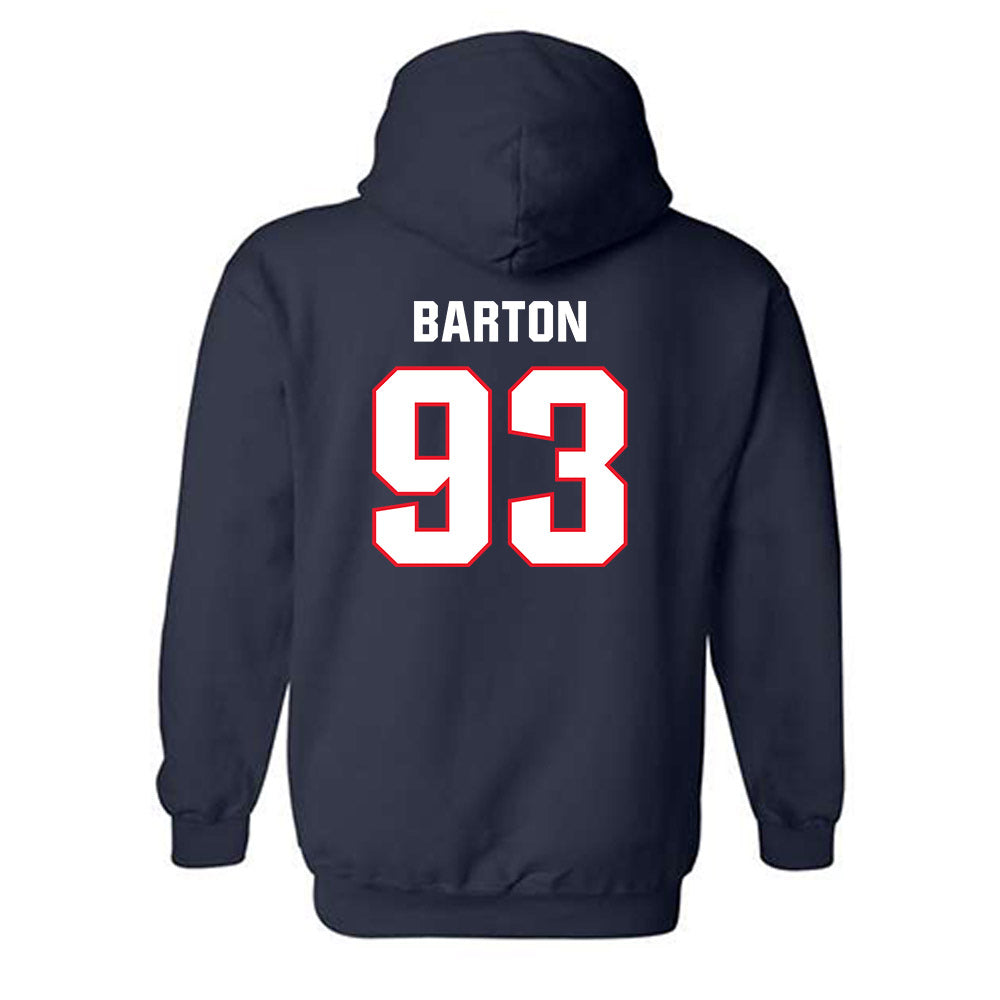 UConn - NCAA Football : Jack Barton - Classic Shersey Hooded Sweatshirt