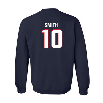 UConn - NCAA Football : Caleb Smith - Classic Shersey Crewneck Sweatshirt-1