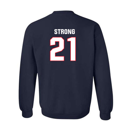 UConn - NCAA Women's Basketball : Sarah Strong - Classic Shersey Crewneck Sweatshirt-1