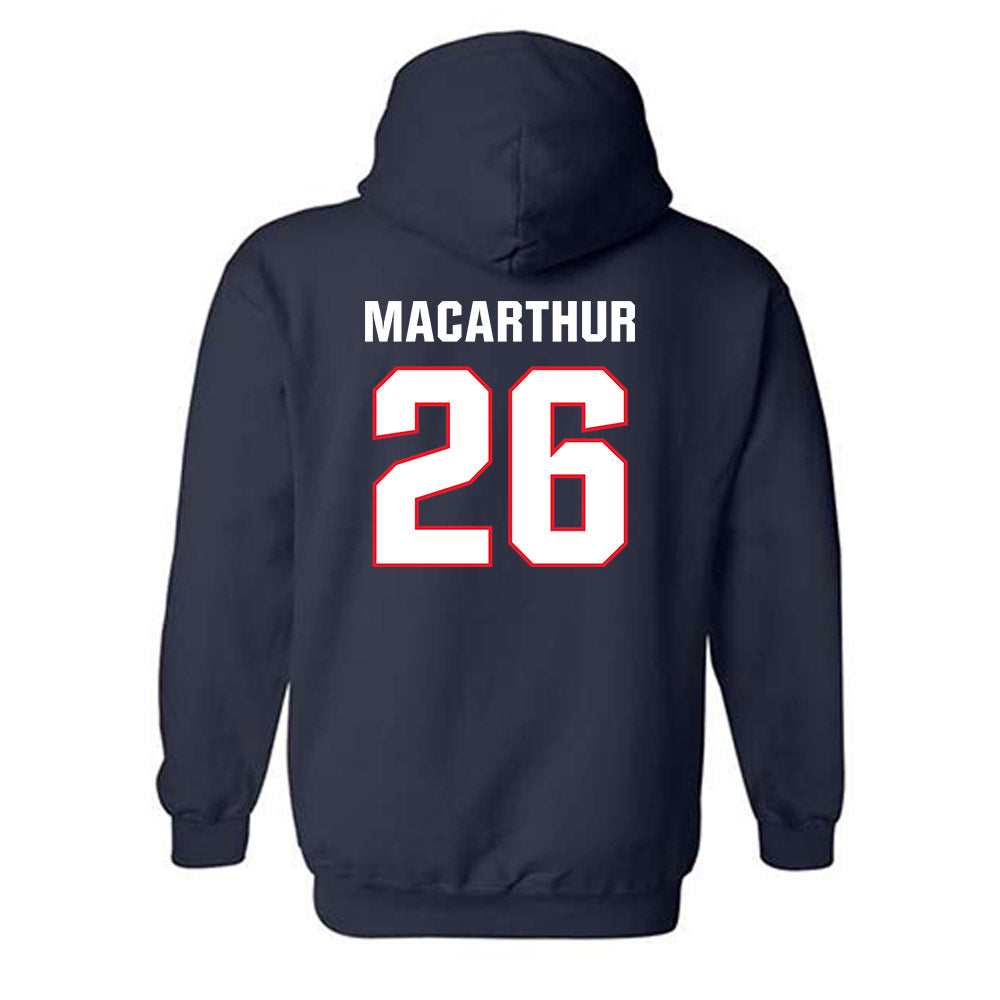 UConn - NCAA Baseball : Grant MacArthur - Classic Shersey Hooded Sweatshirt