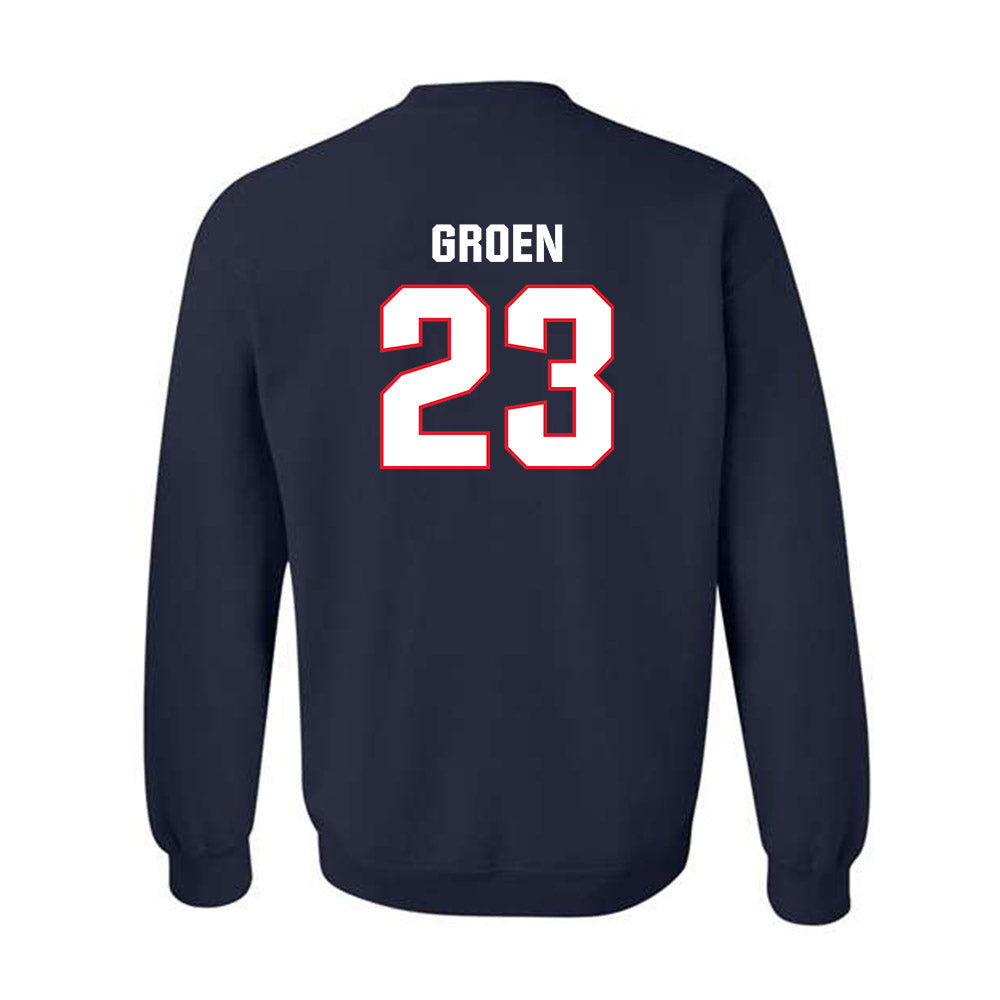 UConn - NCAA Baseball : Carter Groen - Classic Shersey Crewneck Sweatshirt-1