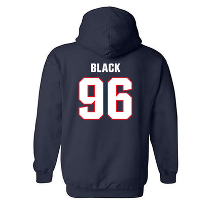 UConn - NCAA Football : Marquis Black - Classic Shersey Hooded Sweatshirt-1
