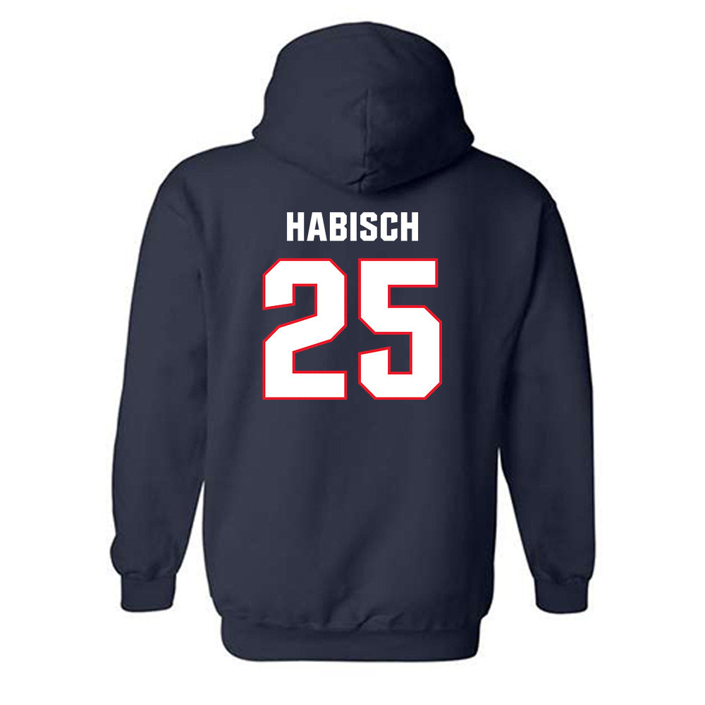 UConn - NCAA Women's Ice Hockey : Jada Habisch - Classic Shersey Hooded Sweatshirt