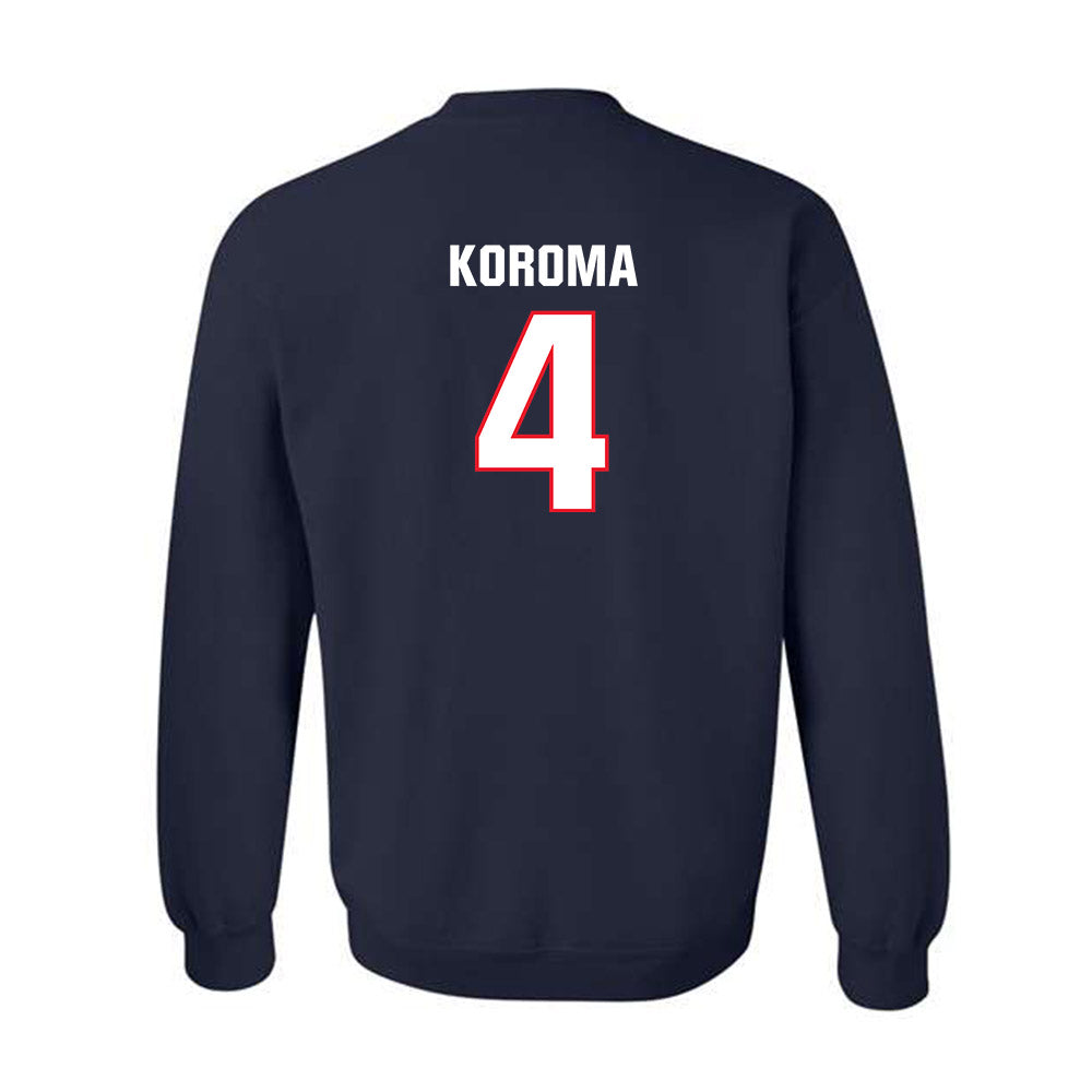 UConn - NCAA Men's Basketball : Dwayne Koroma - Classic Shersey Crewneck Sweatshirt-1