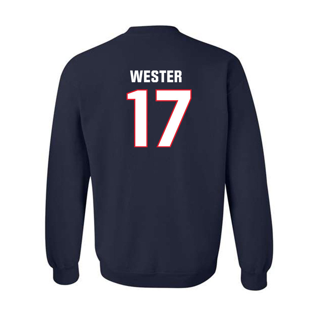 UConn - NCAA Men's Soccer : Edward Wester - Classic Shersey Crewneck Sweatshirt-1