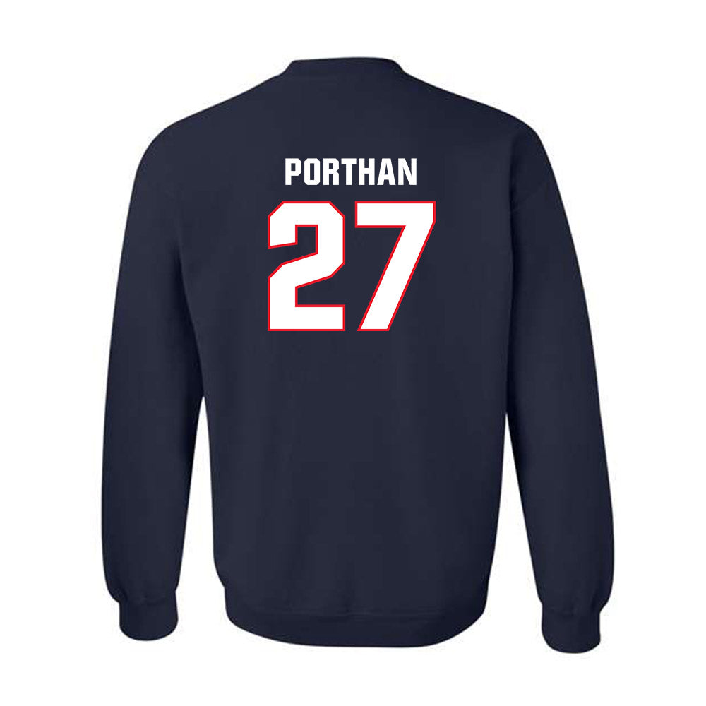 UConn - NCAA Women's Ice Hockey : Taylor Porthan - Classic Shersey Crewneck Sweatshirt-1