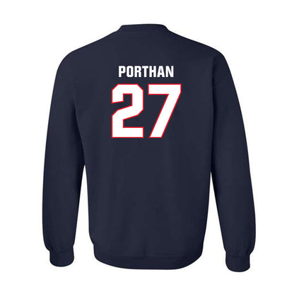 UConn - NCAA Women's Ice Hockey : Taylor Porthan - Classic Shersey Crewneck Sweatshirt-1