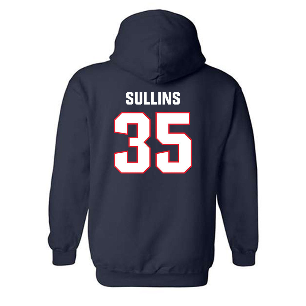UConn - NCAA Football : Spencer Sullins - Classic Shersey Hooded Sweatshirt-1