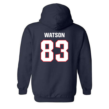 UConn - NCAA Football : Xavier Watson - Classic Shersey Hooded Sweatshirt-1