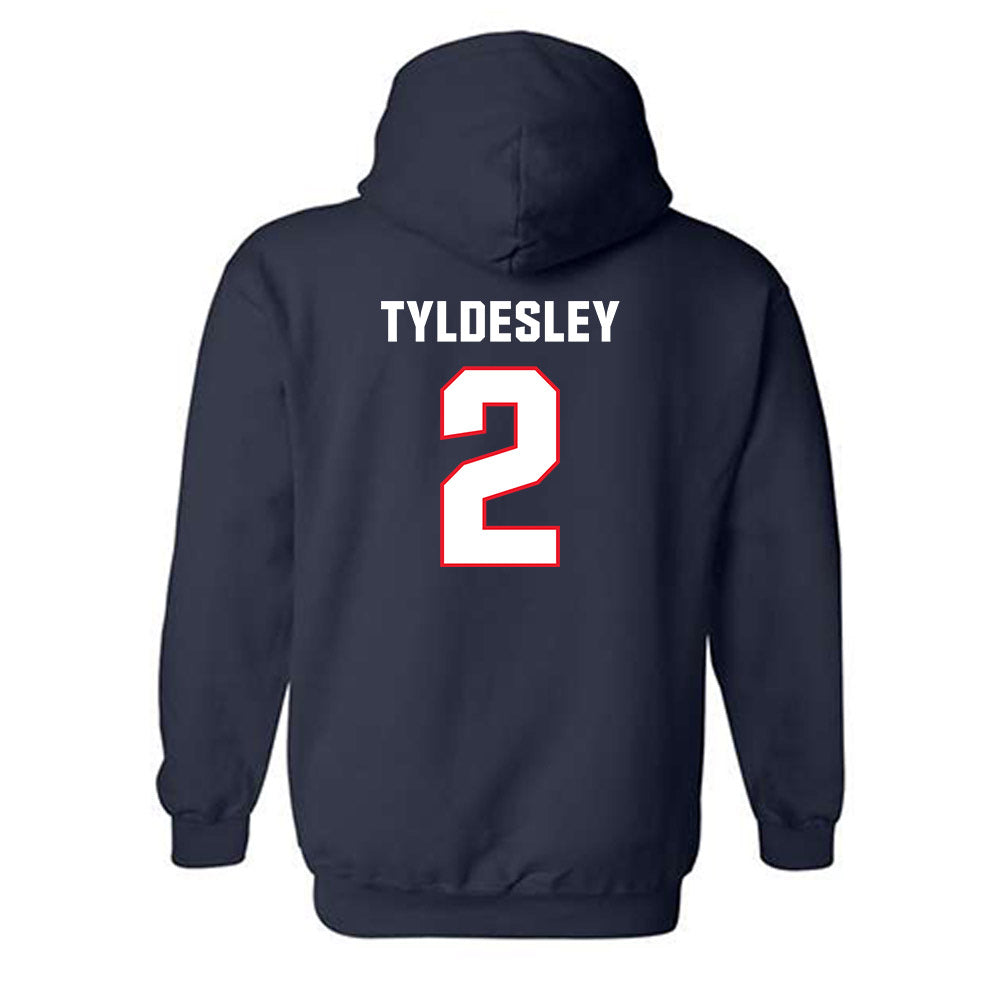 UConn - NCAA Women's Lacrosse : Caitlyn Tyldesley - Classic Shersey Hooded Sweatshirt-1