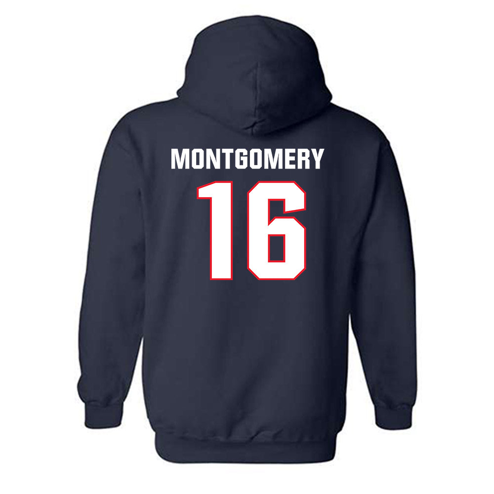 UConn - NCAA Football : Brock Montgomery - Hooded Sweatshirt