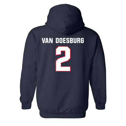 UConn - NCAA Women's Soccer : Maree-Anne Van Doesburg - Classic Shersey Hooded Sweatshirt-1