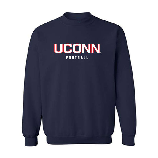 UConn - NCAA Football : Jediyah Willoughby - Classic Shersey Crewneck Sweatshirt-0