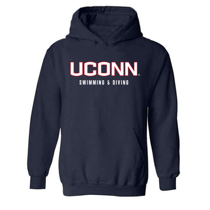 UConn - NCAA Women's Swimming & Diving : Emma May - Classic Shersey Hooded Sweatshirt