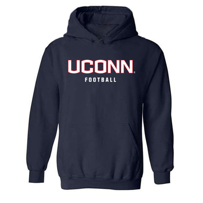 UConn - NCAA Football : Marquis Black - Classic Shersey Hooded Sweatshirt-0