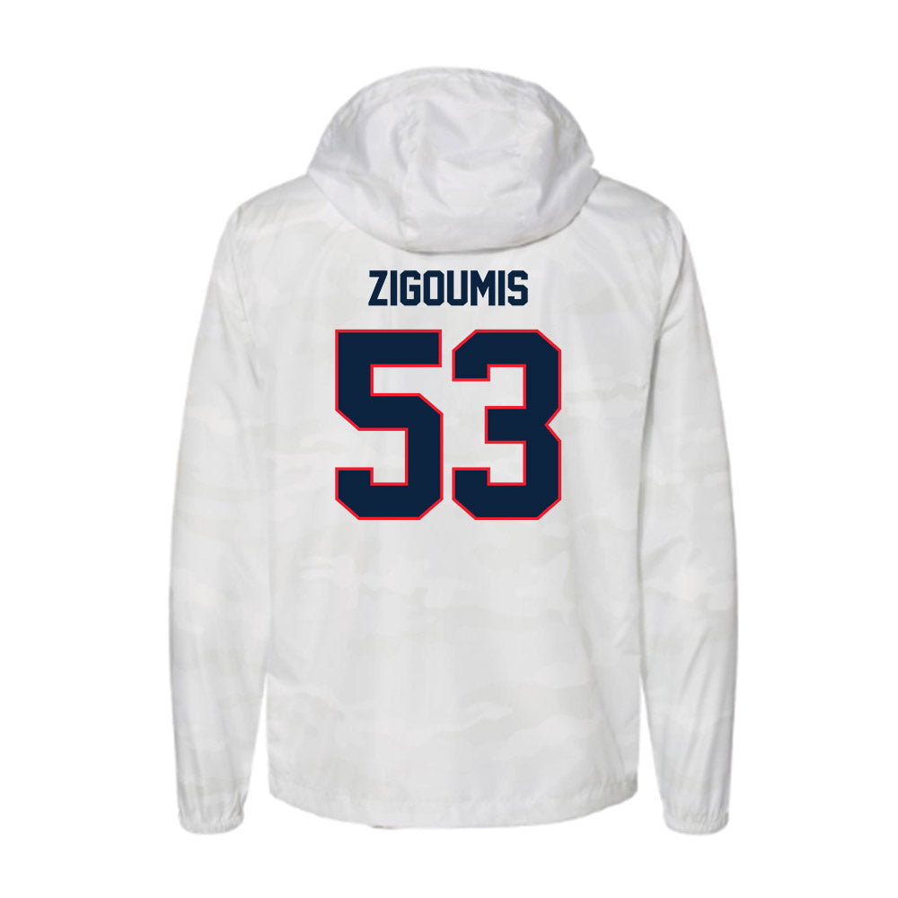 UConn - NCAA Football : Christos Zigoumis - Windbreaker-1