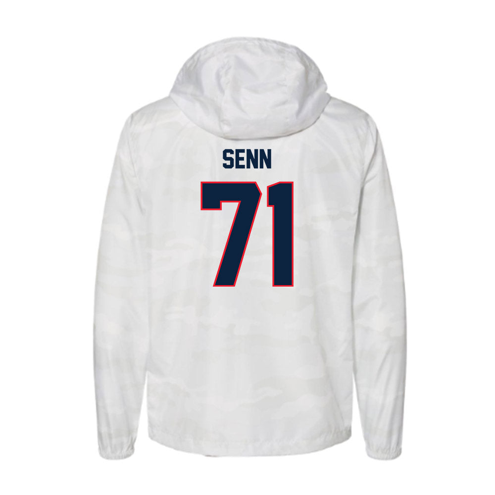 UConn - NCAA Football : Valentin Senn - Windbreaker