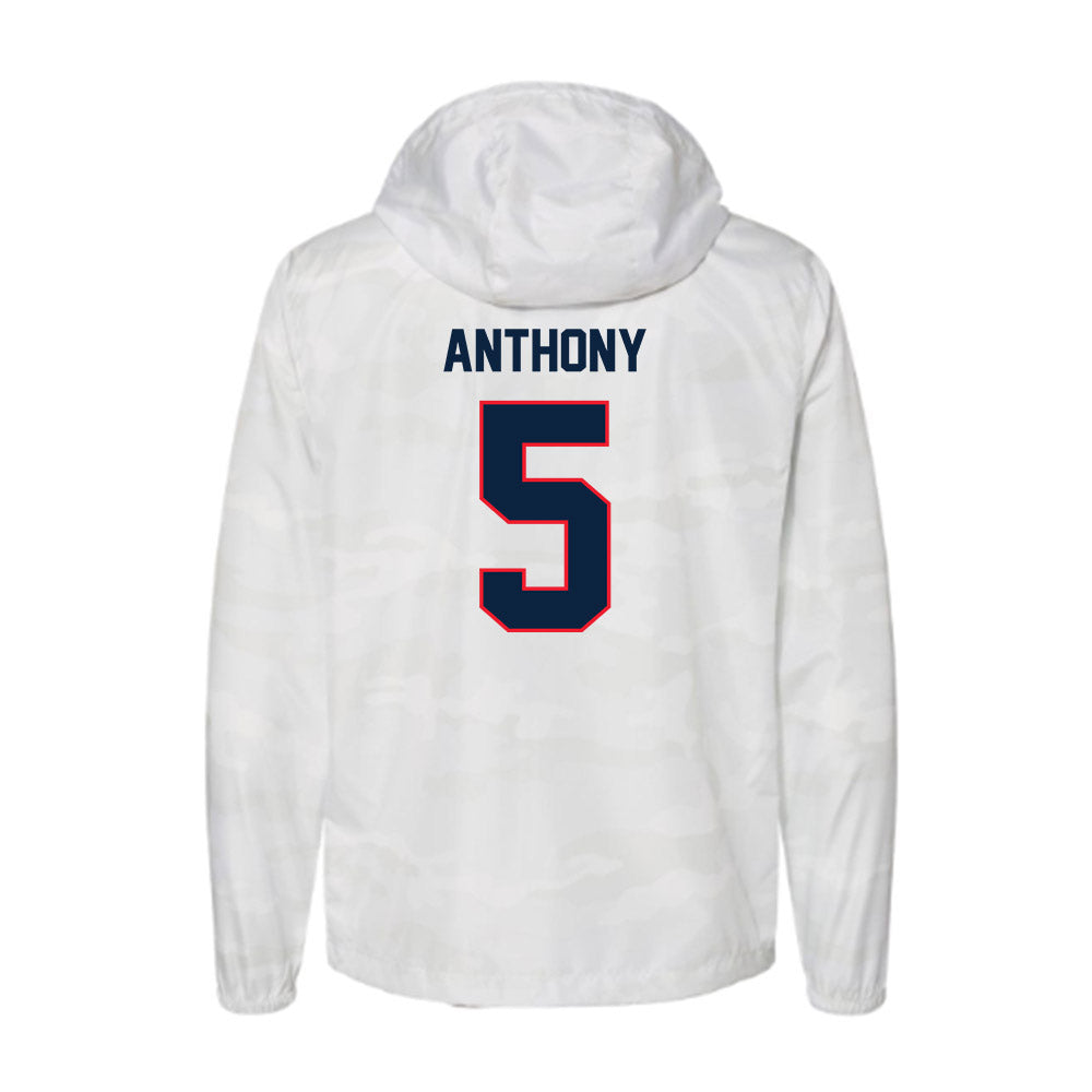 UConn - NCAA Football : Kaleb Anthony - Windbreaker