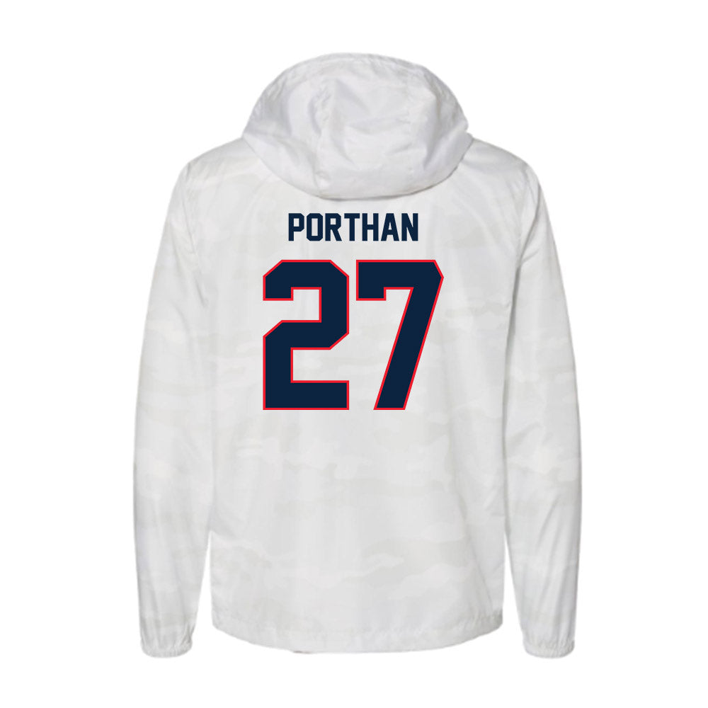 UConn - NCAA Women's Ice Hockey : Taylor Porthan - Windbreaker-1